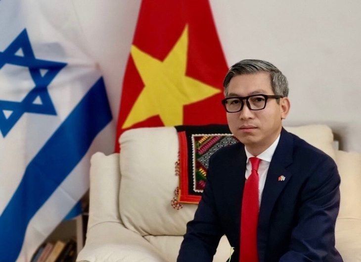Đại sứ Việt Nam tại Israel: Người Việt ở điểm nóng được quan tâm cao nhất - Ảnh 1. Đại sứ Việt Nam tại Israel Lý Đức Trung - Ảnh: Đại sứ quán Việt Nam tại Israel